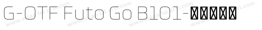 G-OTF Futo Go B101字体转换